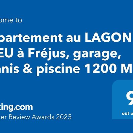 Appartement Au Lagon Bleu A Frejus, Garage, Tennis & Piscine 1200 M2 Luaran gambar