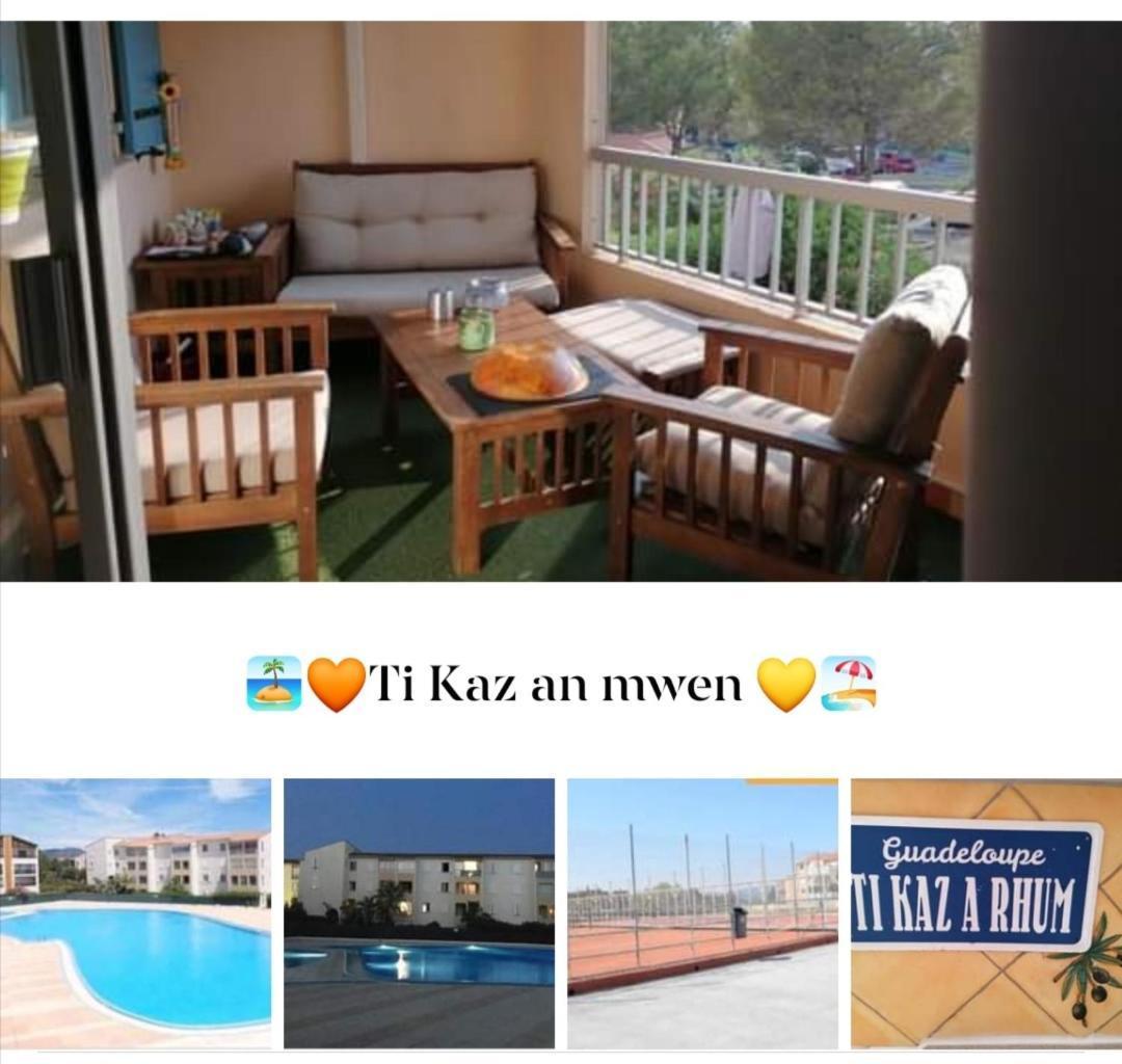 Appartement Au Lagon Bleu A Frejus, Garage, Tennis & Piscine 1200 M2 Luaran gambar