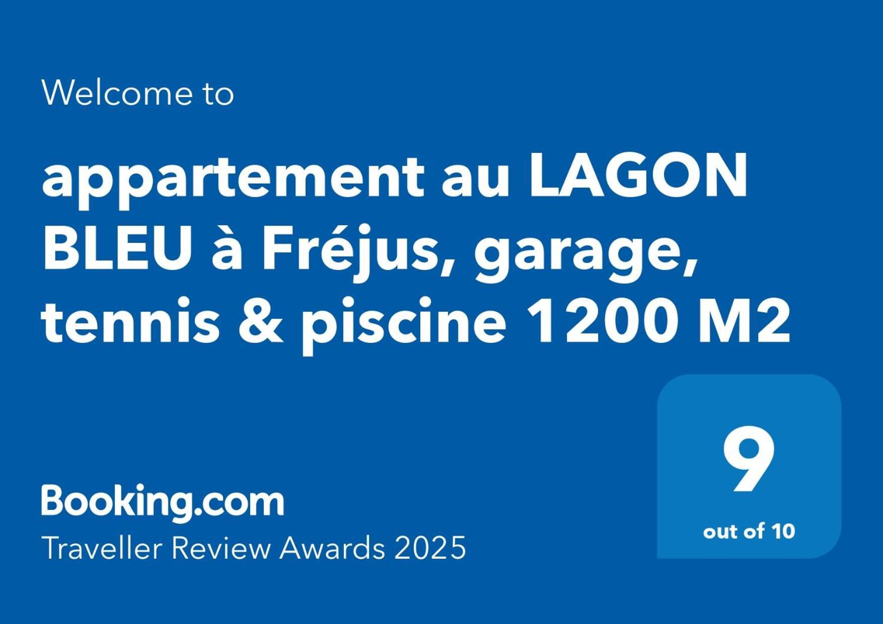 Appartement Au Lagon Bleu A Frejus, Garage, Tennis & Piscine 1200 M2 Luaran gambar
